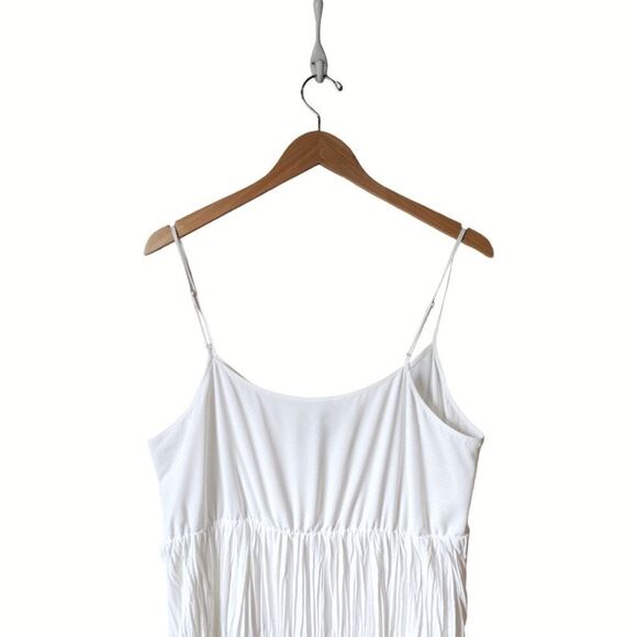 All Saints White Pleated Dress - Picture 6 of 15